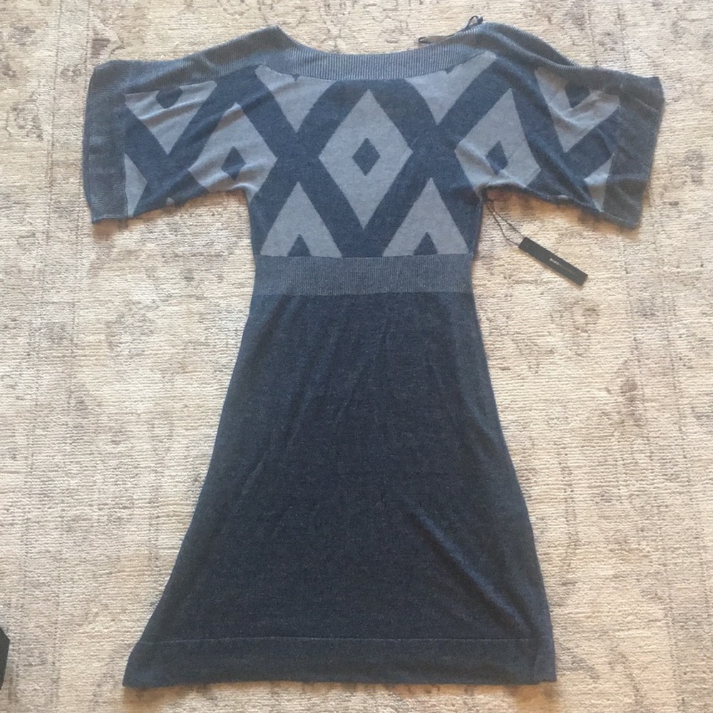 NWT BCBG Max Azria Blue Spring Dress Size Small